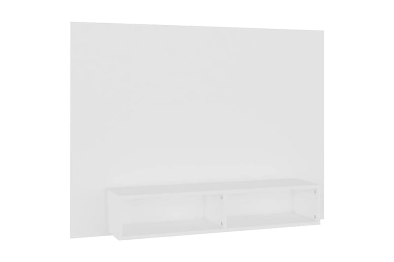 væghængt tv-skab 120x23,5x90 cm spånplade hvid - Hvid - Møbler - TV borde & mediemøbler - TV-skab
