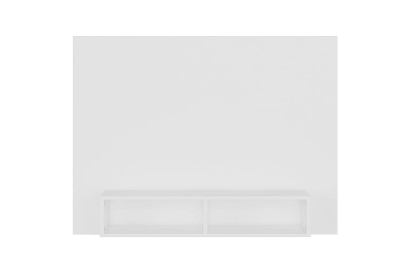 væghængt tv-skab 120x23,5x90 cm spånplade hvid - Hvid - Møbler - TV borde & mediemøbler - TV-skab
