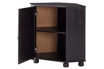Welton Gulvstående Tv-bord 50 cm med Opbevaring i Mørkt Træ - Mørkebrun - Møbler - TV borde & mediemøbler - TV-borde