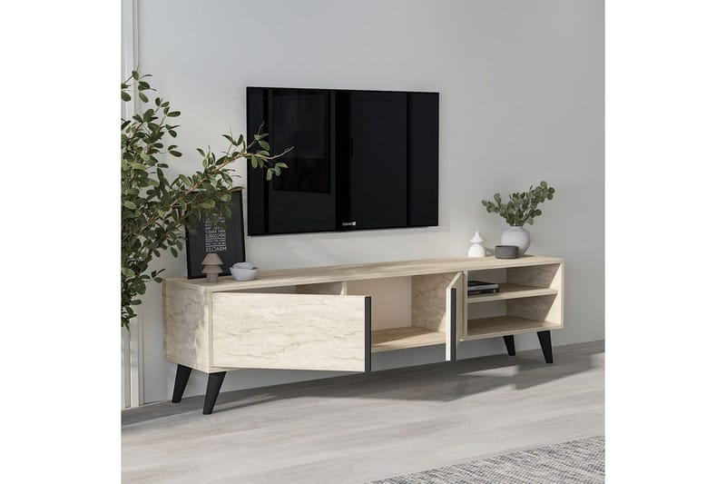 TV-skab Ythmere Travertin - Travertin - Møbler - TV borde & mediemøbler - TV-borde