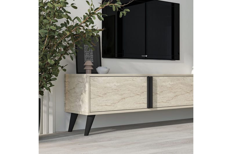 TV-skab Ythmere Travertin - Travertin - Møbler - TV borde & mediemøbler - TV-borde