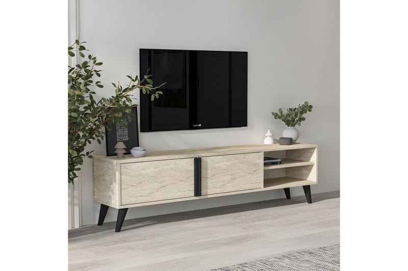 TV-skab Ythmere Travertin - Travertin - Møbler - TV borde & mediemøbler - TV-borde
