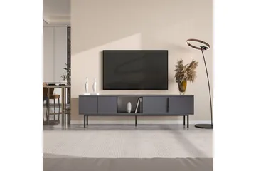 TV-skab Zeiran Antracit - Antracit - Møbler - TV borde & mediemøbler - TV-borde