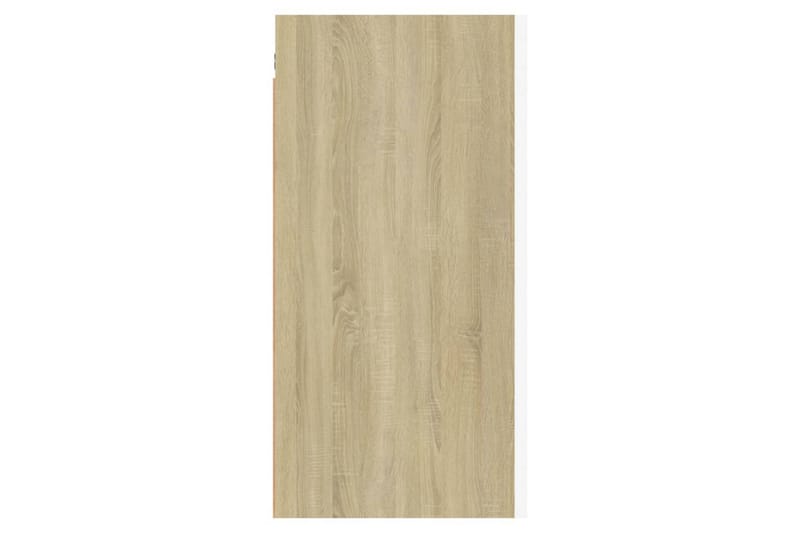 tv-skabe 2 stk. 30,5x30x60 cm spånplade hvid og sonoma-eg - Beige - Møbler - TV borde & mediemøbler - TV-borde