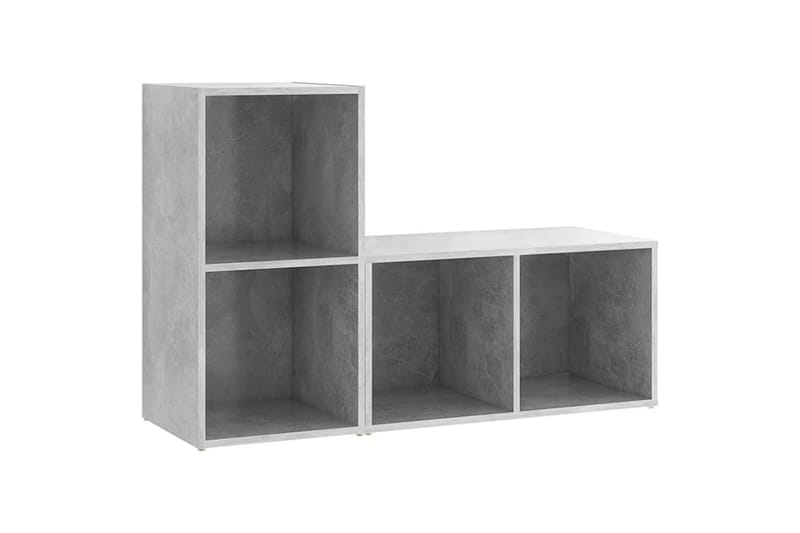 tv-skabe 2 stk. 72x35x36,5 cm spånplade betongrå - Grå - Møbler - TV borde & mediemøbler - TV-skab