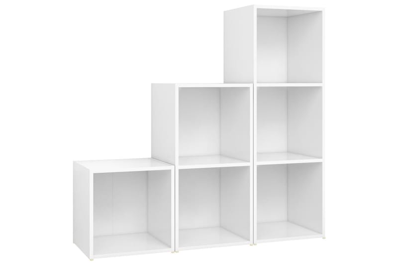 tv-skabe 3 dele spånplade hvid - Hvid - Møbler - TV borde & mediemøbler - TV-skab