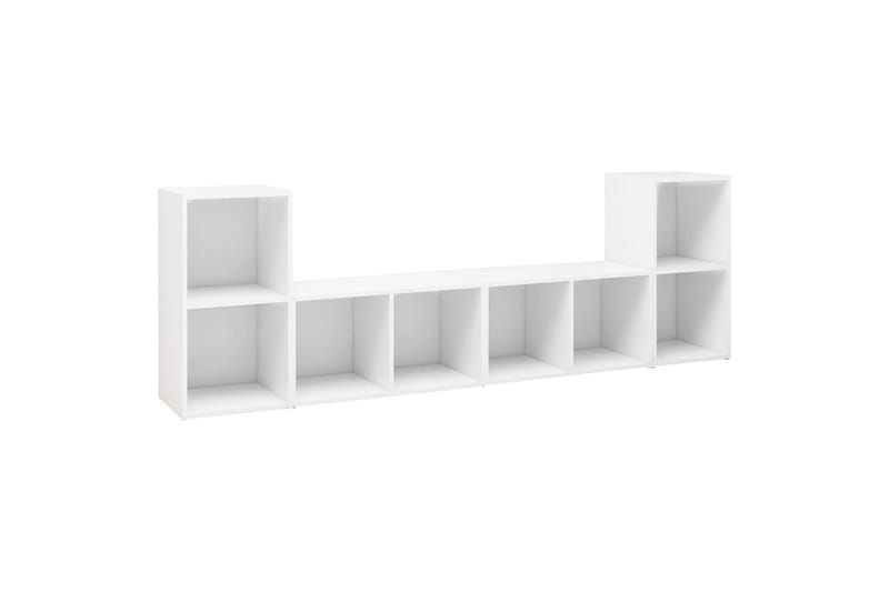 tv-skabe 4 stk. 72x35x36,5 cm spånplade hvid - Hvid - Møbler - TV borde & mediemøbler - TV-skab