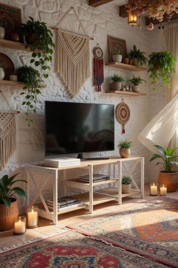 TV Stand Hanah Home Hvid - Møbler - TV borde & mediemøbler - TV-borde
