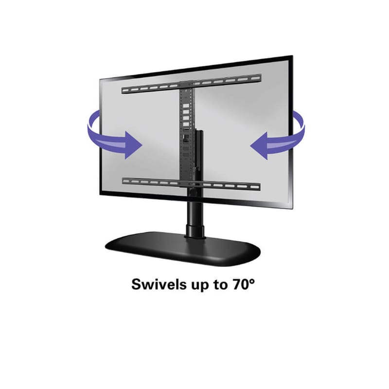 TV-stativ Sanus 32-65 Drejbar Vesa 600x400 Sort - Sort - Møbler - TV borde & mediemøbler - Mediestativ & vægbeslag