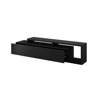 TV-Unit Bota 1 Skuffe - Sort Supermat - Møbler - TV borde & mediemøbler - TV-borde