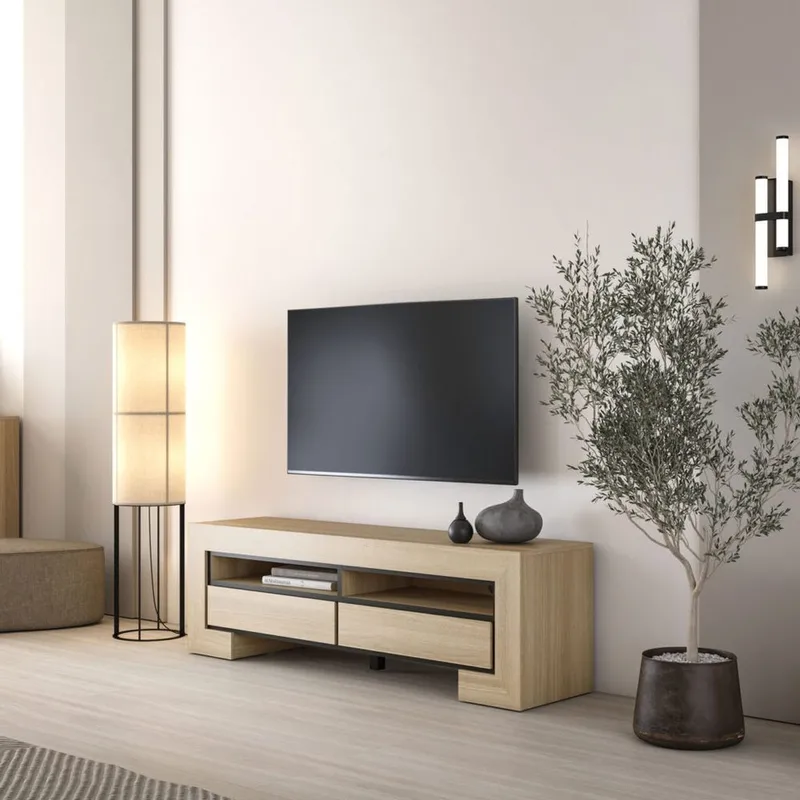 TV-Unit Cuba II med 2 Skuffer - Møbler - TV borde & mediemøbler - TV-borde