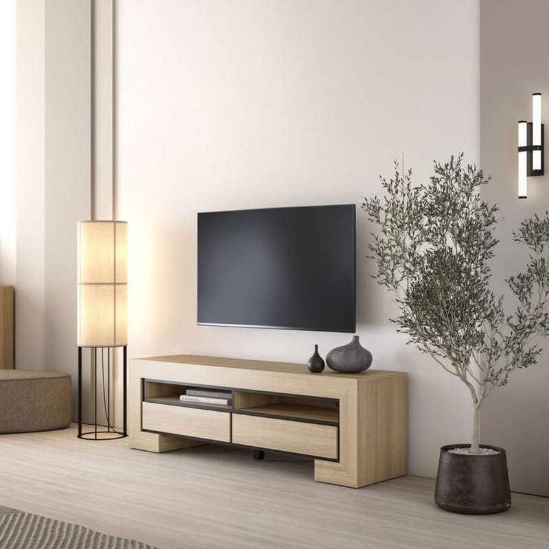 TV-Unit Cuba II med 2 Skuffer - Møbler - TV borde & mediemøbler - TV-borde