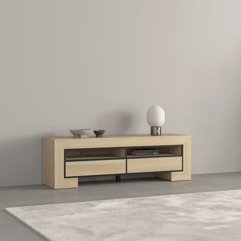 TV-Unit Cuba II med 2 Skuffer - Møbler - TV borde & mediemøbler - TV-borde