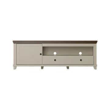 TV-Unit Evora 1 Dør 1 Skuffe - Lys Beige - Møbler - TV borde & mediemøbler - TV-borde