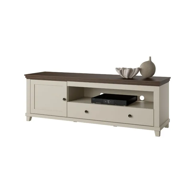 TV-Unit Evora 1 Dør 1 Skuffe - Lys Beige - Møbler - TV borde & mediemøbler - TV-borde