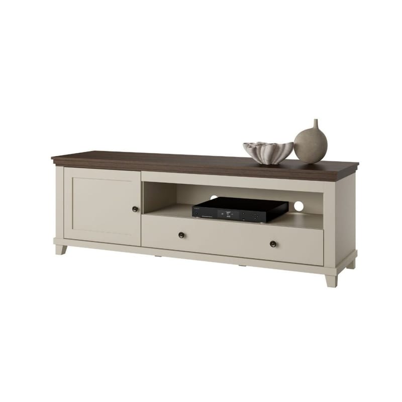 TV-Unit Evora 1 Dør 1 Skuffe - Lys Beige - Møbler - TV borde & mediemøbler - TV-borde