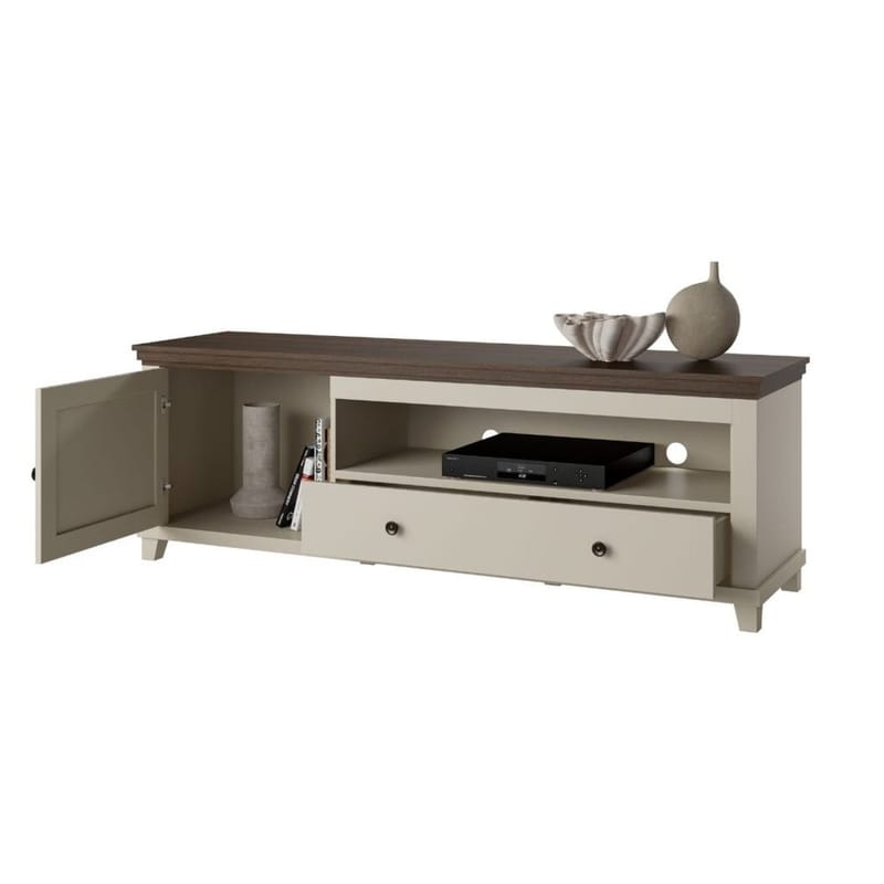 TV-Unit Evora 1 Dør 1 Skuffe - Lys Beige - Møbler - TV borde & mediemøbler - TV-borde