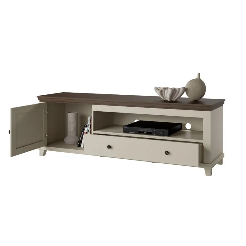 TV-Unit Evora 1 Dør 1 Skuffe - Lys Beige - Møbler - TV borde & mediemøbler - TV-borde