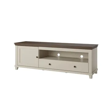 TV-Unit Evora 1 Dør 1 Skuffe - Lys Beige - Møbler - TV borde & mediemøbler - TV-borde