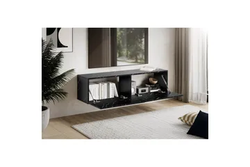 Tv väggfäste Wohnling Svart - Møbler - TV borde & mediemøbler - TV-reol