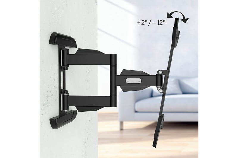 TV-vægbeslag Hama VESA Full Motion Sort - Sort - Møbler - TV borde & mediemøbler - Mediestativ & vægbeslag