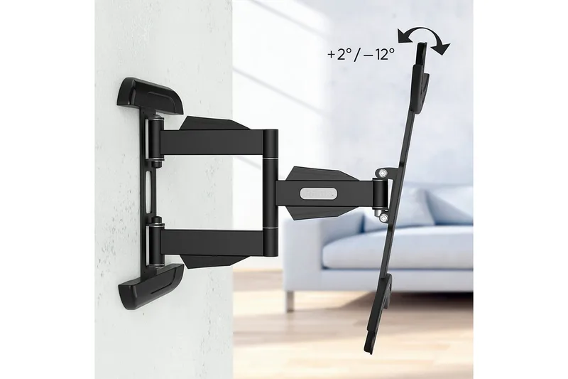 TV-vægbeslag Hama VESA Full Motion Sort - Sort - Møbler - TV borde & mediemøbler - Mediestativ & vægbeslag