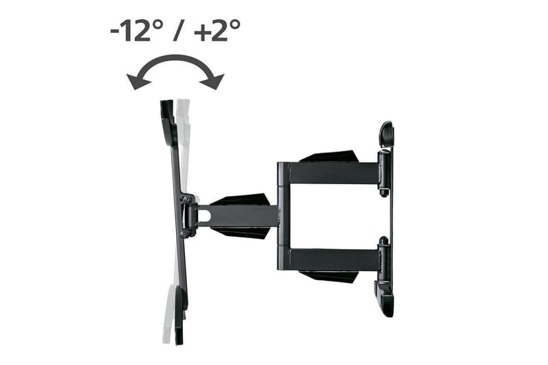 TV-vægbeslag Hama VESA Full Motion Sort - Sort - Møbler - TV borde & mediemøbler - Mediestativ & vægbeslag