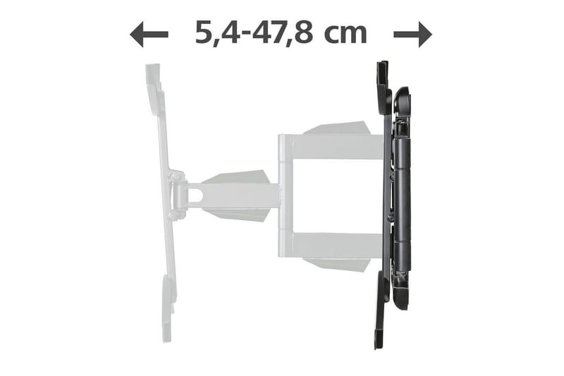 TV-vægbeslag Hama VESA Full Motion Sort - Sort - Møbler - TV borde & mediemøbler - Mediestativ & vægbeslag