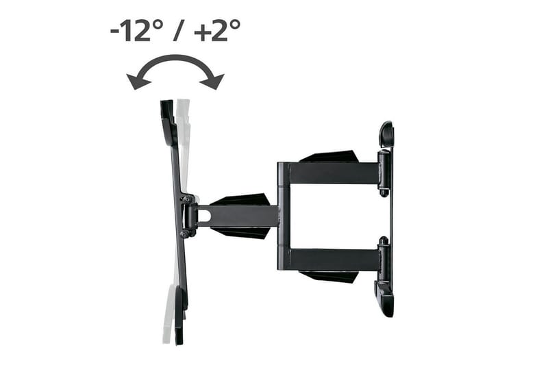 TV-vægbeslag Hama VESA Full Motion Sort - Sort - Møbler - TV borde & mediemøbler - Mediestativ & vægbeslag