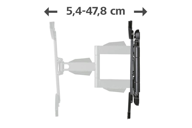TV-vægbeslag Hama VESA Full Motion Sort - Sort - Møbler - TV borde & mediemøbler - Mediestativ & vægbeslag