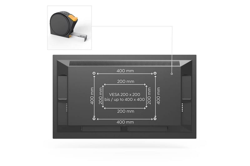 TV-vægbeslag Hama VESA Full Motion Sort - Sort - Møbler - TV borde & mediemøbler - Mediestativ & vægbeslag