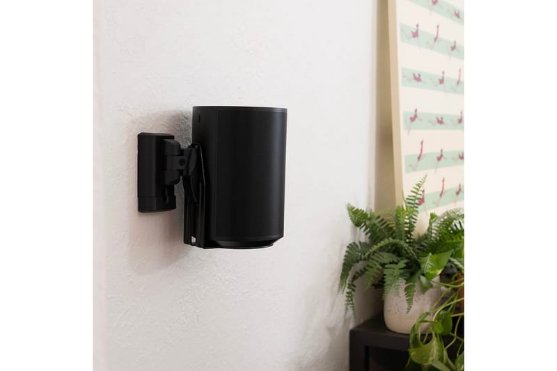 Vægbeslag Sanus for Sonos Era 100 Sort - Sort - Møbler - TV borde & mediemøbler - Mediestativ & vægbeslag