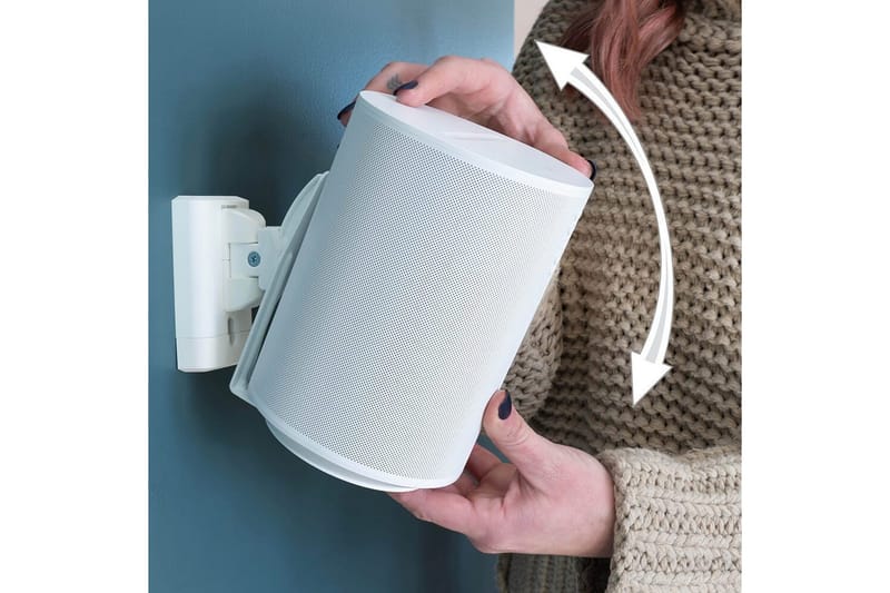Vægbeslag Sanus til Sonos Era 100, 2 dele - Hvid - Møbler - TV borde & mediemøbler - Mediestativ & vægbeslag