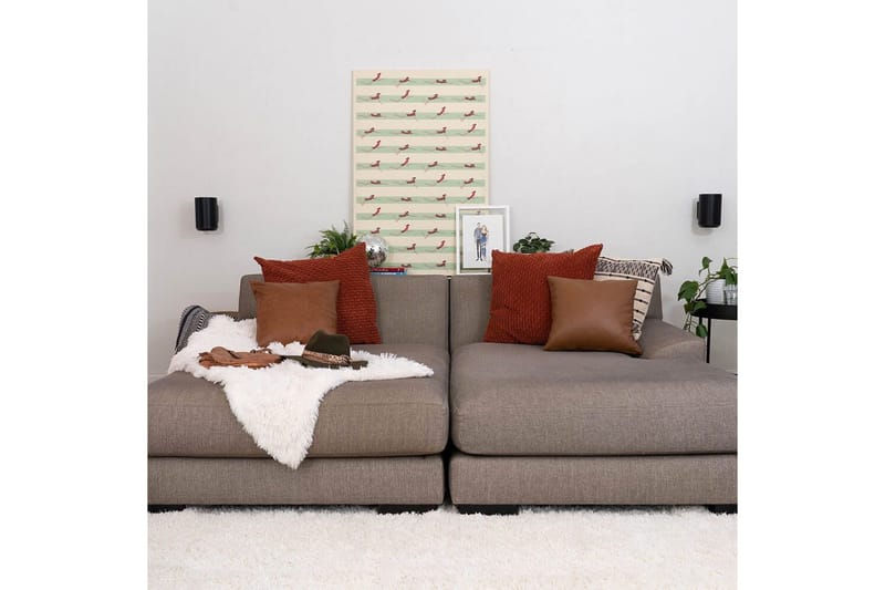 Vægbeslag Sanus til Sonos Era 100 2 dele - Sort - Møbler - TV borde & mediemøbler - Mediestativ & vægbeslag