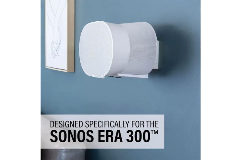 Vægbeslag Sanus til Sonos Era 300 2 dele - Hvid - Møbler - TV borde & mediemøbler - Mediestativ & vægbeslag