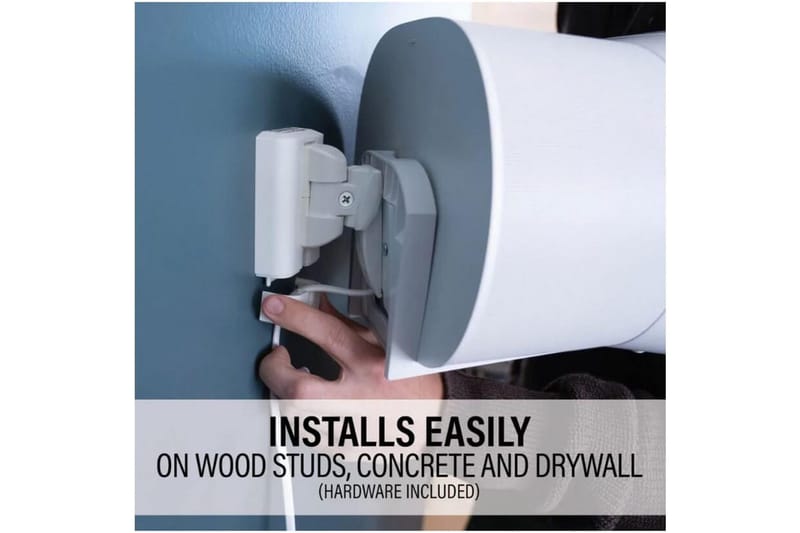 Vægbeslag Sanus til Sonos Era 300 2 dele - Hvid - Møbler - TV borde & mediemøbler - Mediestativ & vægbeslag