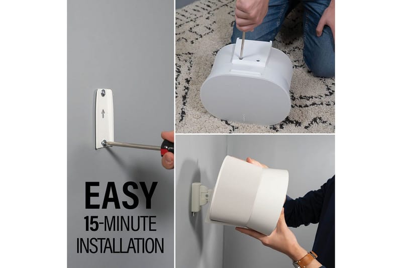 Vægbeslag Sanus til Sonos Era 300 - Hvid - Møbler - TV borde & mediemøbler - Mediestativ & vægbeslag