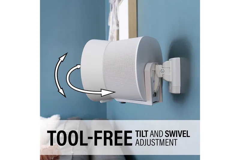 Vægbeslag Sanus til Sonos Era 300 - Hvid - Møbler - TV borde & mediemøbler - Mediestativ & vægbeslag