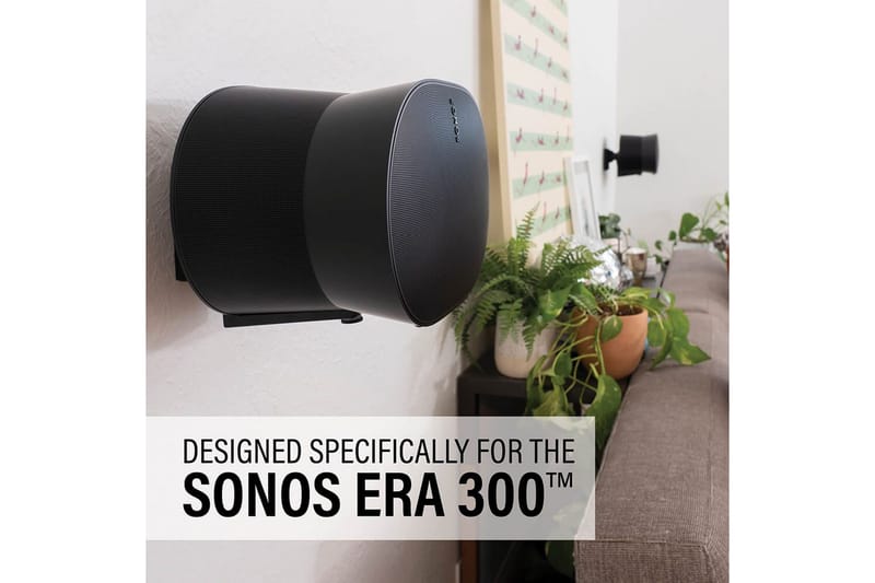 Vægbeslag Sanus til Sonos ERA 300 Sort - Sort - Møbler - TV borde & mediemøbler - Mediestativ & vægbeslag