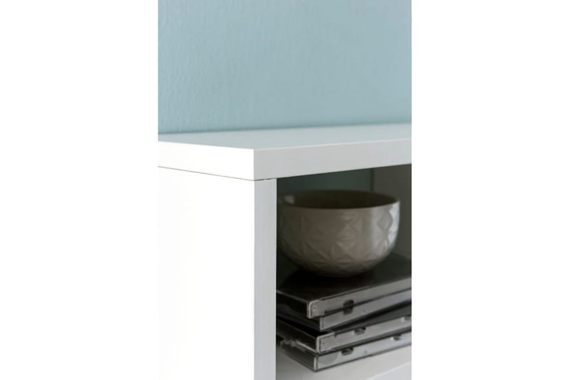 Vægreol Wohnling melaminbelagt spånplade, bogopbevaring, vægmonteret, moderne stil Hvid - Hvid - Opbevaring - Hylder & Reoler - Væghylde & vægreol