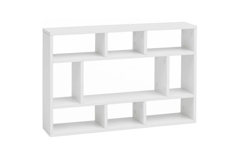 Vægreol Wohnling melaminbelagt spånplade, bogopbevaring, vægmonteret, moderne stil Hvid, Hvid