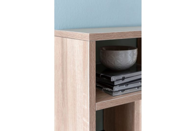 Vægreol Wohnling melaminbelagt spånplade, bogopbevaring, vægmonteret, moderne stil Sonoma - Sonoma - Opbevaring - Hylder & Reoler - Væghylde & vægreol