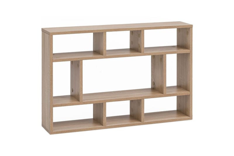 Vægreol Wohnling melaminbelagt spånplade, bogopbevaring, vægmonteret, moderne stil Sonoma - Sonoma - Opbevaring - Hylder & Reoler - Væghylde & vægreol