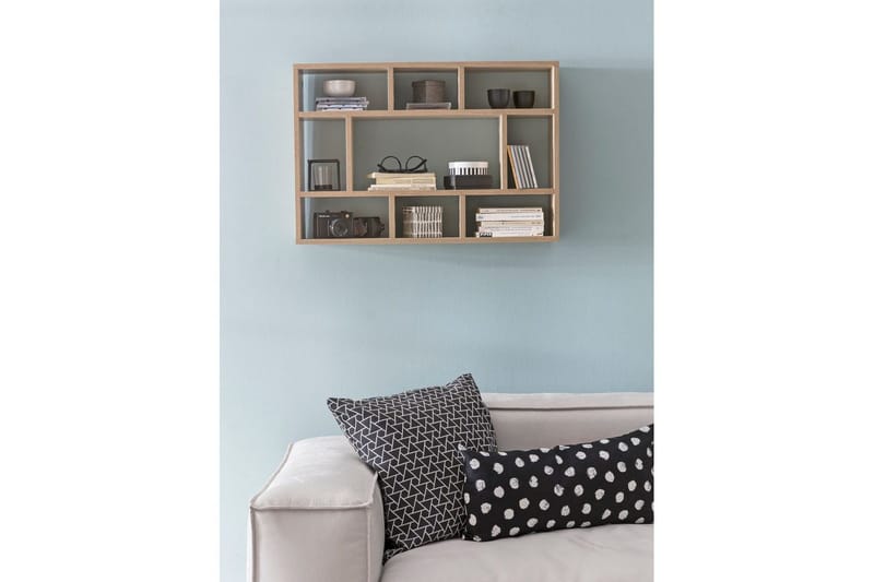 Vægreol Wohnling melaminbelagt spånplade, bogopbevaring, vægmonteret, moderne stil Sonoma - Sonoma - Opbevaring - Hylder & Reoler - Væghylde & vægreol
