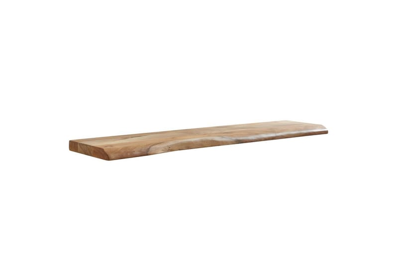 Vægreol Wohnling træ kant, massivt træ, svævehylde, landlig stil 120 cm - 120 cm - Møbler - TV borde & mediemøbler - TV-reol