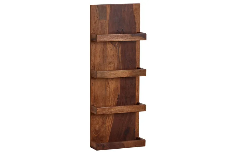 Vægreol Wohnling Vægmonteret hylde i massivt træ 30x80 cm landlig stil, undefined