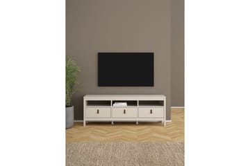Vallvidera Gulvstående Tv-bænk 151 cm med Opbevaring i Lyst Træ - Beige - Møbler - TV borde & mediemøbler - TV-borde