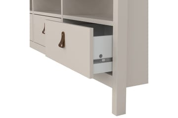 Vallvidera Gulvstående Tv-bænk 151 cm med Opbevaring i Lyst Træ - Beige - Møbler - TV borde & mediemøbler - TV-borde