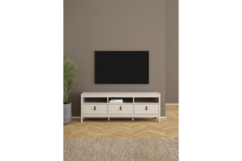 Vallvidera TV-bænk 151 cm - Beige - Møbler - TV borde & mediemøbler - TV-borde