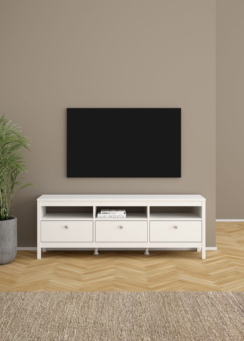 Vallvidera TV-bænk med 3 skuffer 151 cm - Møbler - TV borde & mediemøbler - TV-borde